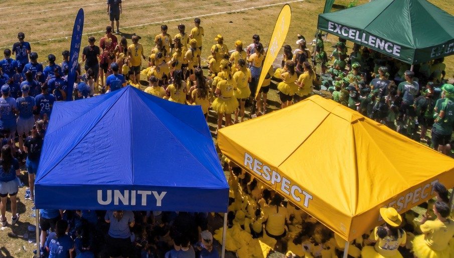 Perth school athletics carnival with portable PA system and wireless microphone for event announcements