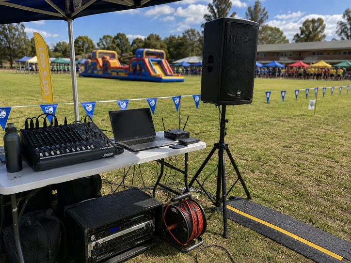 Wireless microphone hire for Perth school sports carnival and swimming carnival announcements
